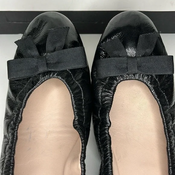 Stuart Weitzman Raven black ballet flats Size 9.5 M - Picture 7 of 14